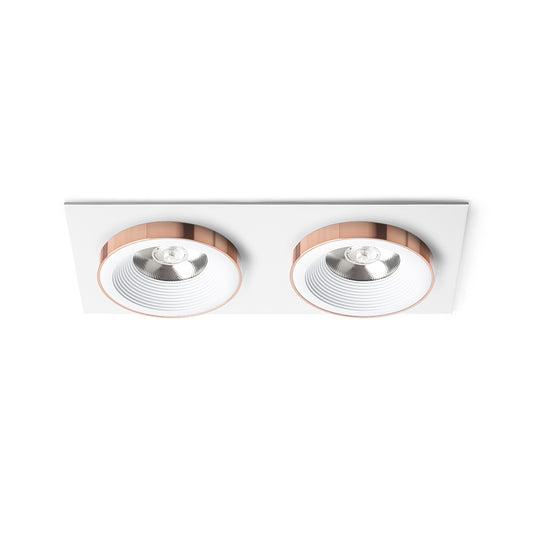 SHARM SQ II zápustná bílá měď 230V LED 2x10W 24° 3000K