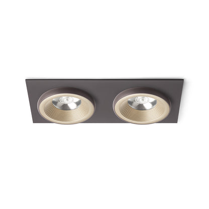 SHARM SQ II zápustná perleťová zlatá/hnědá 230V LED 2x10W 24° 3000K