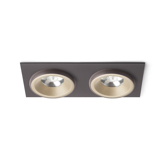 SHARM SQ II zápustná perleťová zlatá/hnědá 230V LED 2x10W 24° 3000K