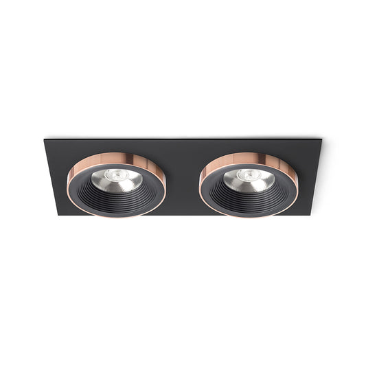 SHARM SQ II zápustná černá/černá měď 230V LED 2x10W 24° 3000K