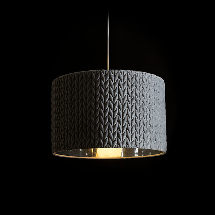 AINO 40 závěsná šedá chrom 230V LED E27 15W