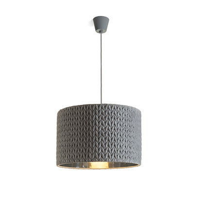 AINO 40 závěsná šedá chrom 230V LED E27 15W