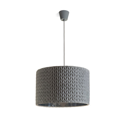 AINO 40 závěsná šedá chrom 230V LED E27 15W
