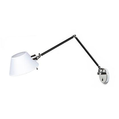 MONTANA nástěnná bílá/černá chrom 230V LED E27 11W