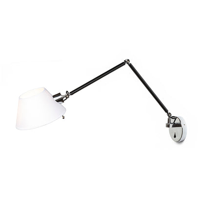 MONTANA nástěnná bílá/černá chrom 230V LED E27 11W