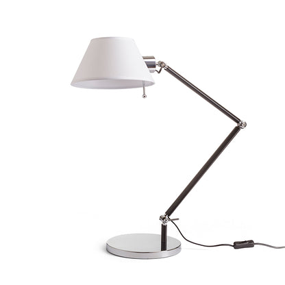MONTANA stolní bílá/černá chrom 230V LED E27 11W