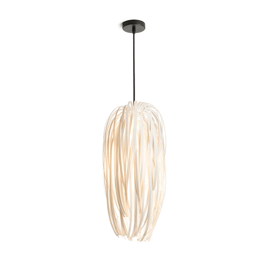 ZALA závěsná bílé PVC/černá 230V LED E27 11W