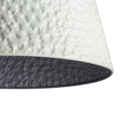 BUCKY 40 závěsná bílá/šedá kov 230V LED E27 15W