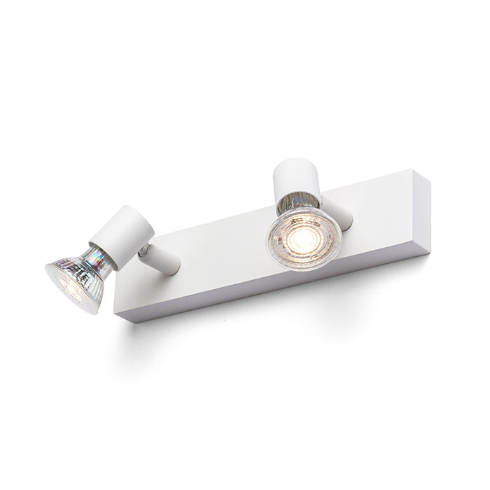 TRICA II nástěnná bílá 230V GU10 2x25W