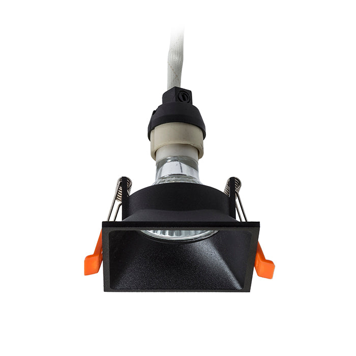 ZURI SQ zápustná černá 230V GU10 35W