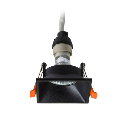 ZURI SQ zápustná černá 230V GU10 35W