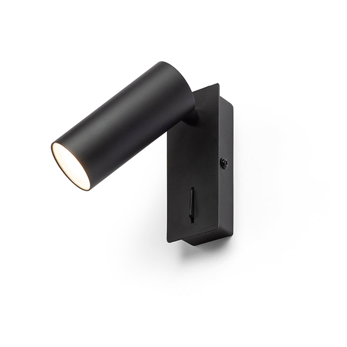 TAPIO I SQ nástěnná černá 230V LED 4.5W 3000K