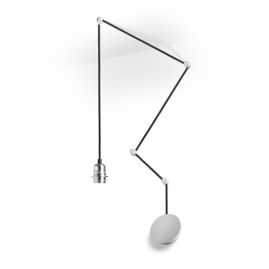 SPIDER I závěsná sada černá chrom 230V LED E27 15W