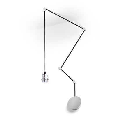 SPIDER I závěsná sada černá chrom 230V LED E27 15W
