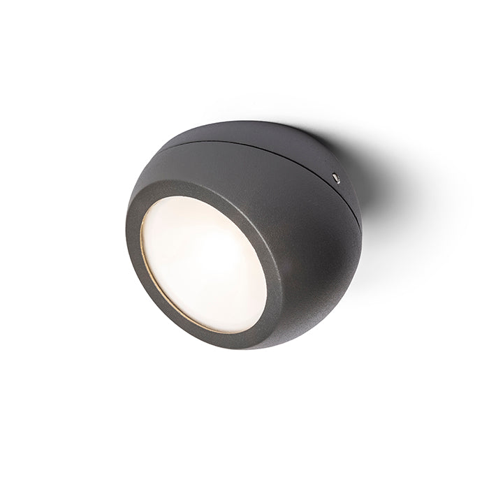 SIV přisazená antracitová 230V LED 6W 120° IP54 3000K