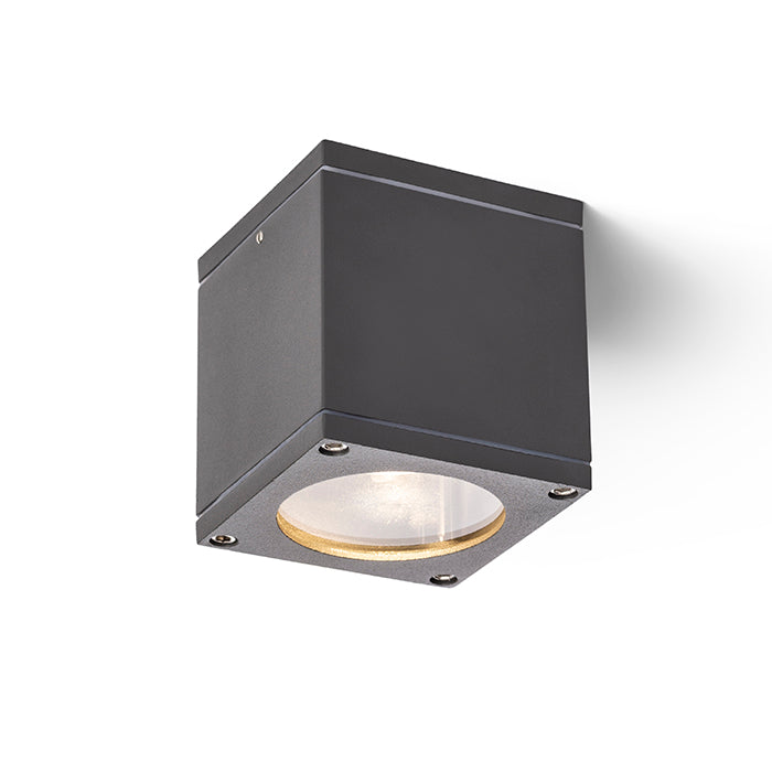 RODGE stropní antracitová 230V LED GU10 8W IP54