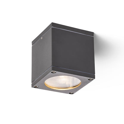RODGE stropní antracitová 230V LED GU10 8W IP54