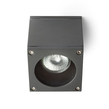 RODGE stropní antracitová 230V LED GU10 8W IP54