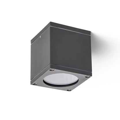 RODGE stropní antracitová 230V LED GU10 8W IP54