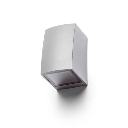 SELMA nástěnná stříbrnošedá 230V LED GU10 8W IP54