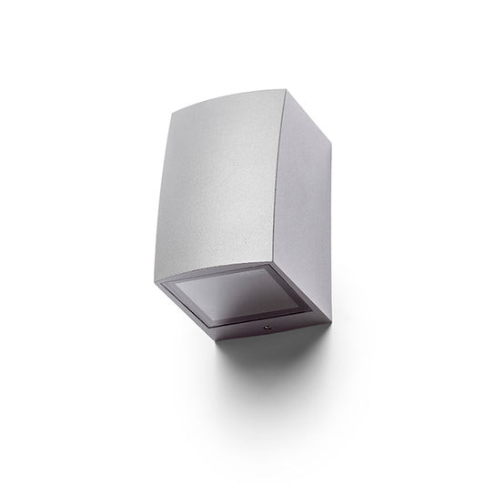 SELMA nástěnná stříbrnošedá 230V LED GU10 8W IP54
