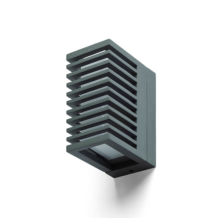 CLAIRE RC nástěnná antracitová mléčný akryl 230V LED 6W IP54 3000K