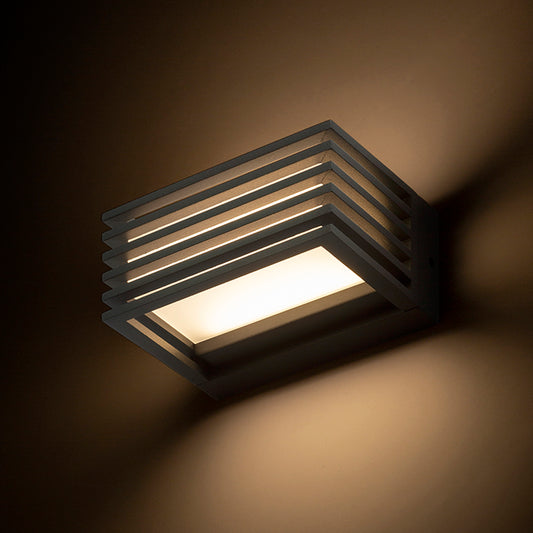 CLAIRE 14 nástěnná antracitová mléčný akryl 230V LED 6W IP54 3000K