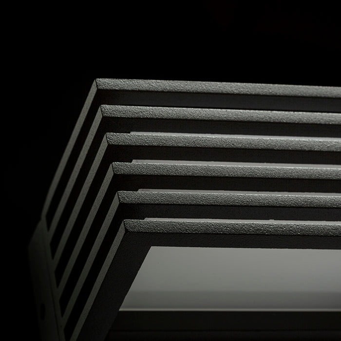 CLAIRE 14 nástěnná antracitová mléčný akryl 230V LED 6W IP54 3000K