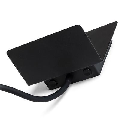 ROSTAM nástěnná s USB černá 230V LED 2x3W 3000K