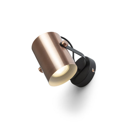 HAREN přisazená měď/černá 230V LED E27 15W