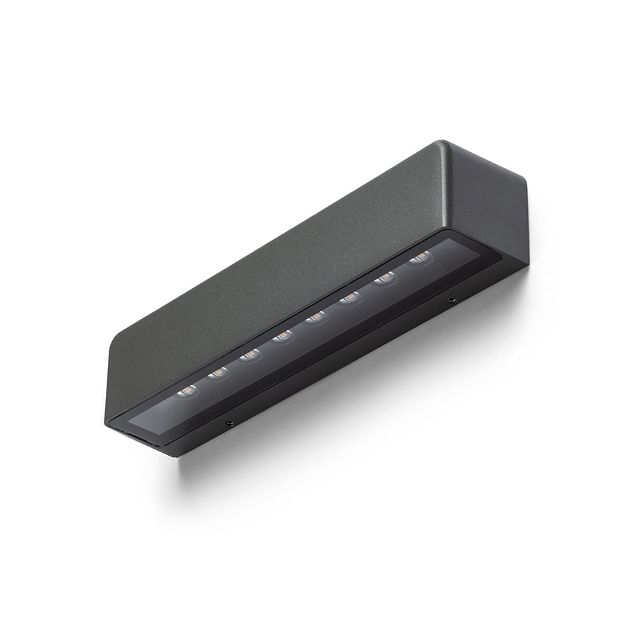 SAMPO nástěnná antracitová 230V LED 9W IP65 3000K