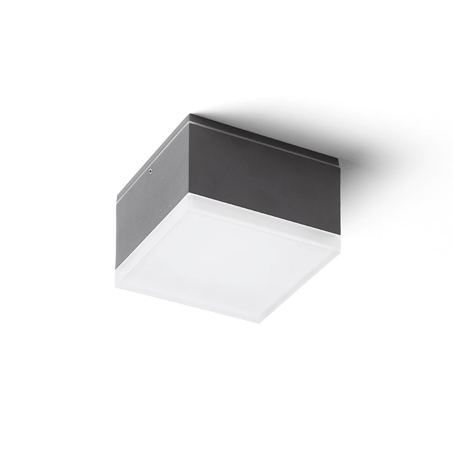 ORIN SQ stropní antracitová satinovaný akryl 230V LED 10W IP54 3000K
