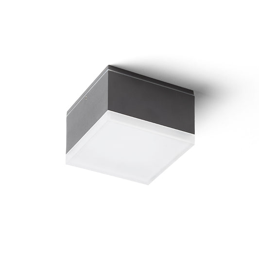 ORIN SQ stropní antracitová satinovaný akryl 230V LED 10W IP54 3000K