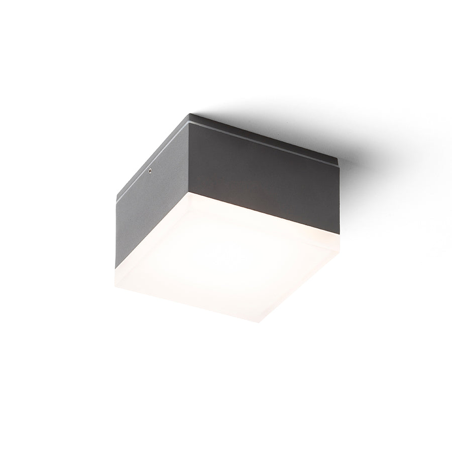 ORIN SQ stropní antracitová satinovaný akryl 230V LED 10W IP54 3000K