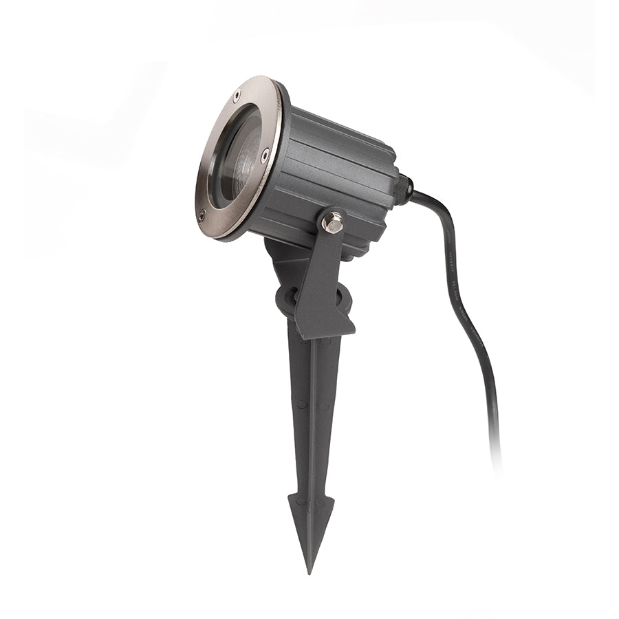 BLUESTAR na bodci antracitová 230V LED GU10 8W IP65