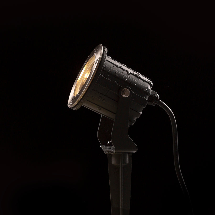 BLUESTAR na bodci antracitová 230V LED GU10 8W IP65
