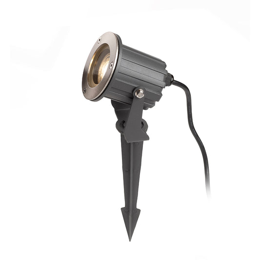BLUESTAR na bodci antracitová 230V LED GU10 8W IP65