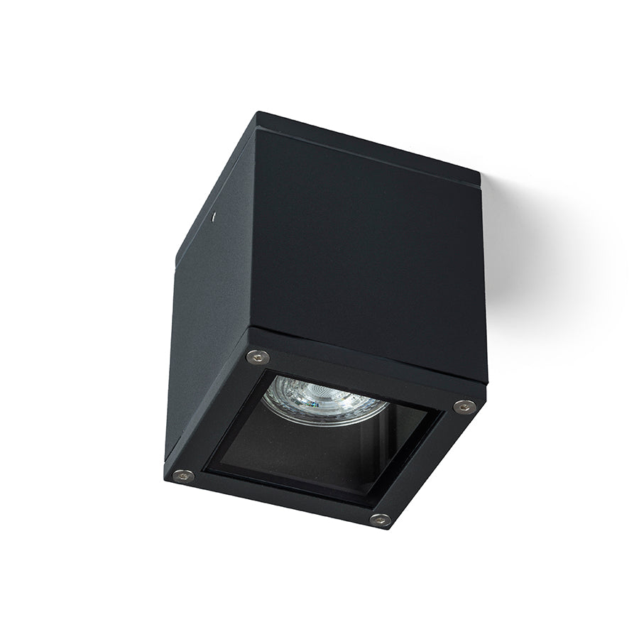 KEIG stropní černá 230V LED GU10 8W IP65