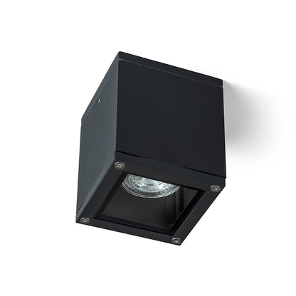 KEIG stropní černá 230V LED GU10 8W IP65