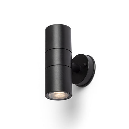 SORANO II nástěnná černá plast 230V LED GU10 2x8W IP44