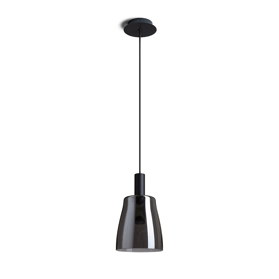BELLINI M LED závěsná černá kouřové sklo 230V LED 5W 30° 3000K