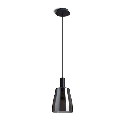 BELLINI M LED závěsná černá kouřové sklo 230V LED 5W 30° 3000K