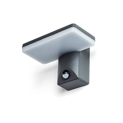 RINA PIR nástěnná antracitová 230V LED 12W IP65 3000K