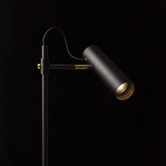 VARIA stojanová černá mosaz 230V LED GU10 9W