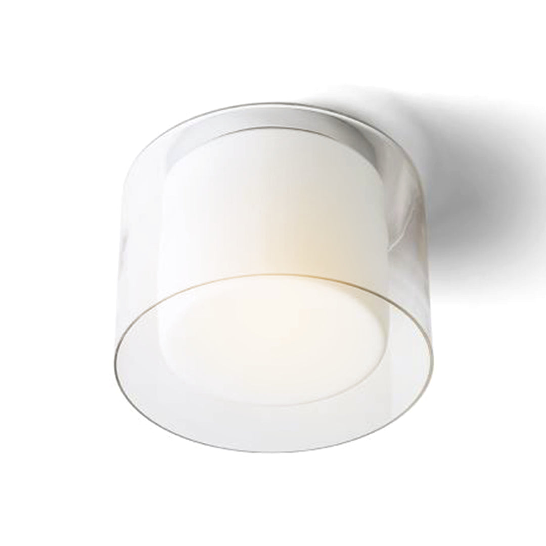 VENICE 23 stropní čiré sklo/opálové sklo/chrom 230V LED E27 11W IP44