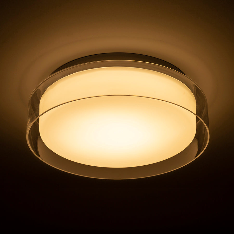 VENICE LED 30 stropní čiré sklo/opálové sklo/chrom 230V LED 12W IP44 3000K