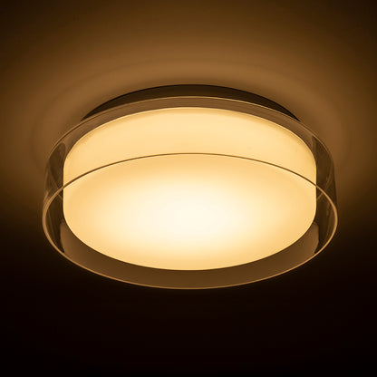 VENICE LED 30 stropní čiré sklo/opálové sklo/chrom 230V LED 12W IP44 3000K