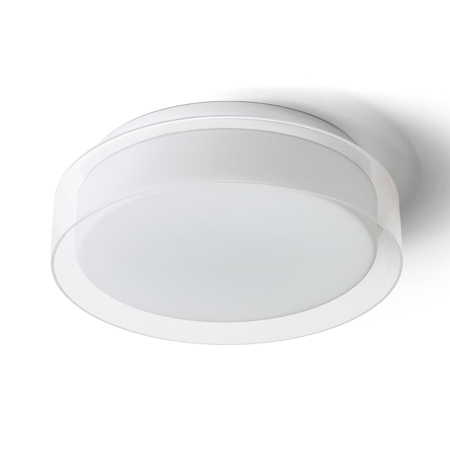 VENICE LED 30 stropní čiré sklo/opálové sklo/chrom 230V LED 12W IP44 3000K