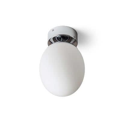 MERINGUE 16 stropní opálové sklo/chrom 230V LED E27 15W IP44