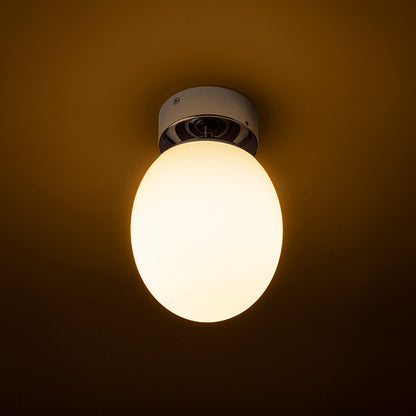MERINGUE 16 stropní opálové sklo/chrom 230V LED E27 15W IP44